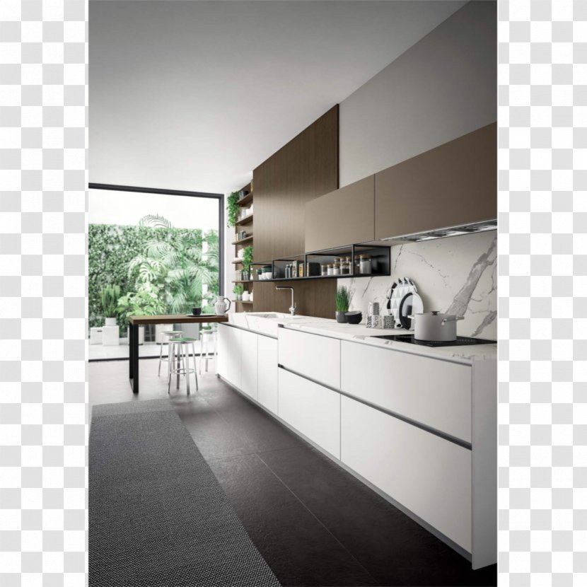 Italian Cuisine Kitchen Interior Design Services Table - Flooring Transparent PNG