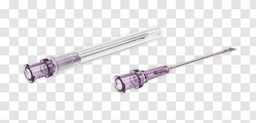 Purple Hypodermic Needle Becton Dickinson Vacutainer Yellow - Injection Transparent PNG
