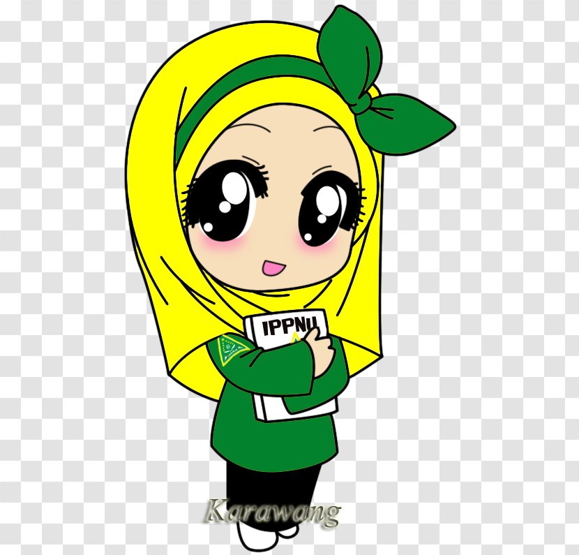 Hijab Islam Drawing Muslim Cartoon - Flower Transparent PNG