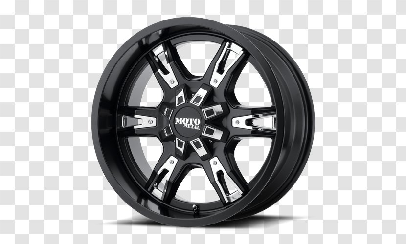 Alloy Wheel Rim Car Tire - Black Transparent PNG