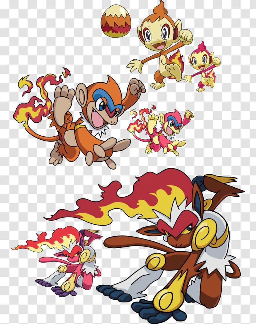 Pokémon Diamond And Pearl Chimchar Universe Monferno Evolution - Recreation - Turtwig Piplup Transparent PNG