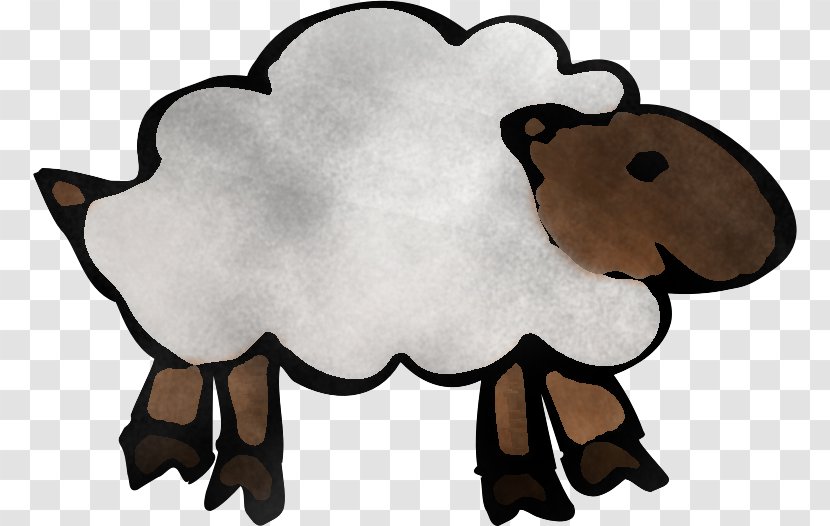 Sheep Cartoon Bovine Cow-goat Family - Cowgoat Transparent PNG