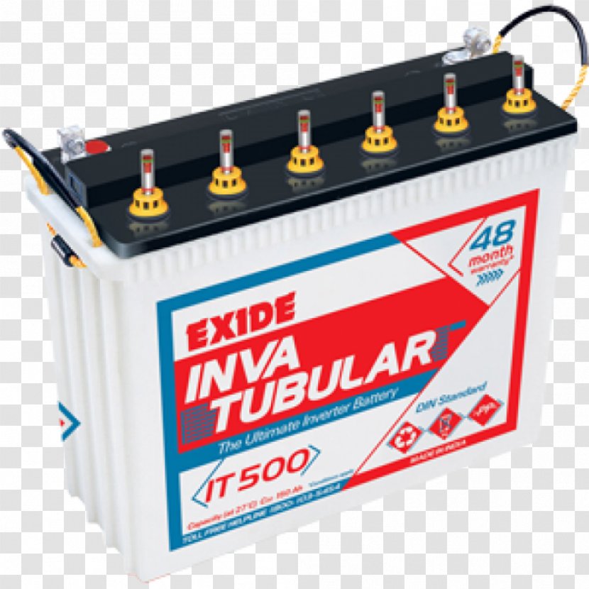 Exide Industries Electric Battery UPS Charger - Ampere Hour - Automotive Transparent PNG