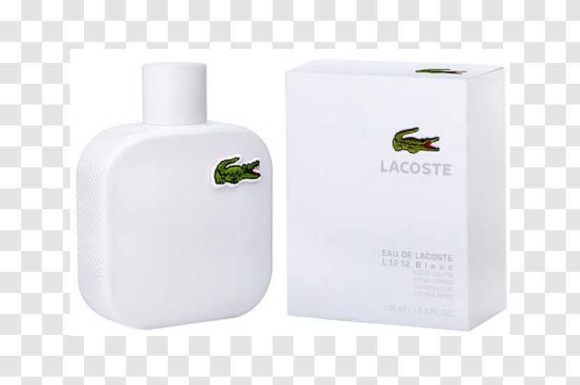 Perfume Eau De Lacoste L.12.12 Blanc Toilette Parfumerie - Lotion Transparent PNG