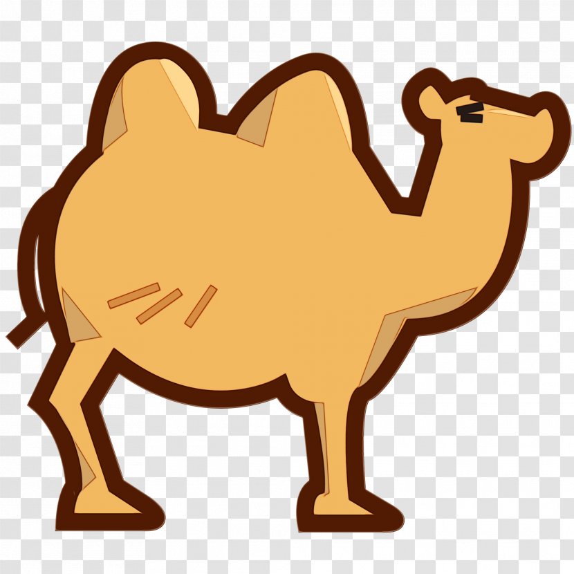 Dromedary Clip Art Fauna Terrestrial Animal Snout - Figure - Arabian Camel Transparent PNG