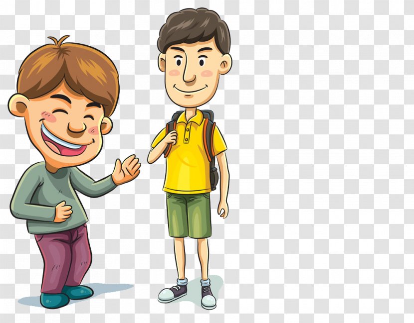 Cartoon Illustration - Photography - Laughing Boy Transparent PNG