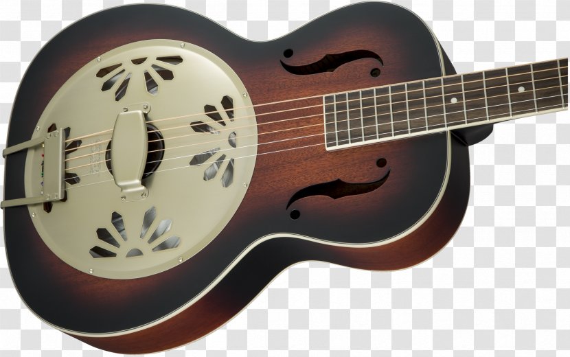 Acoustic Guitar Acoustic-electric Resonator Slide Gretsch - Flower Transparent PNG