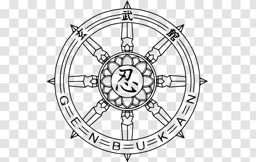 Ship's Wheel Aikido Clip Art - Of Dharma Transparent PNG