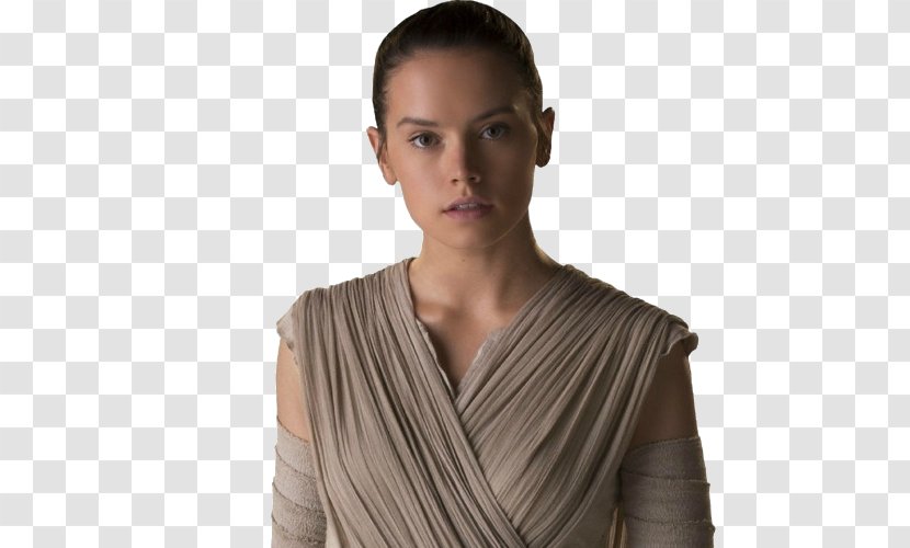 Rey Star Wars Episode VII Daisy Ridley Leia Organa Han Solo - Sleeve - Forcess Transparent PNG