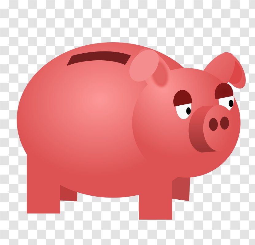 Piggy Bank Coin Clip Art - Money - Picture Transparent PNG