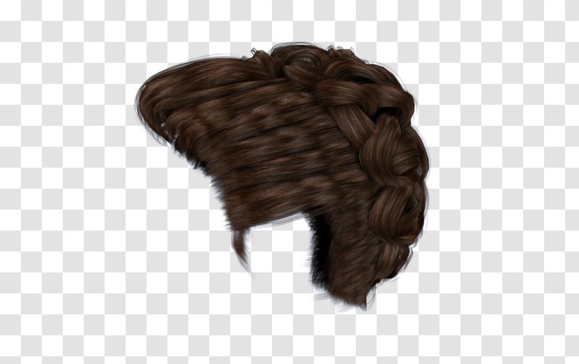 Braid Wig Bun Brown Hair - Boy Transparent PNG