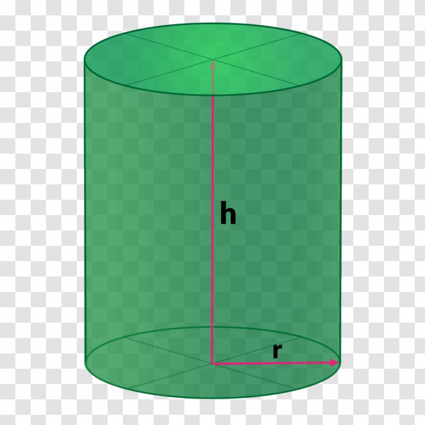 Cylinder Rectangle Green - Table Transparent PNG