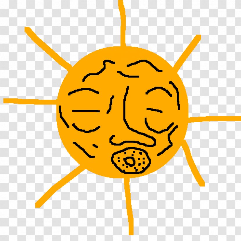 Clip Art Image Drawing Illustration - Smiley - Creepy Sun Transparent PNG