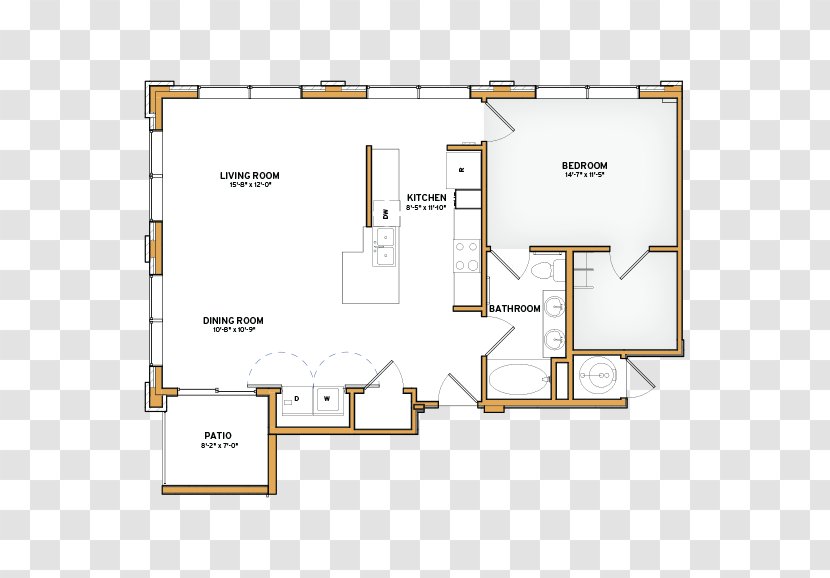 Floor Plan Ovation Apartment Home Bedroom Transparent PNG