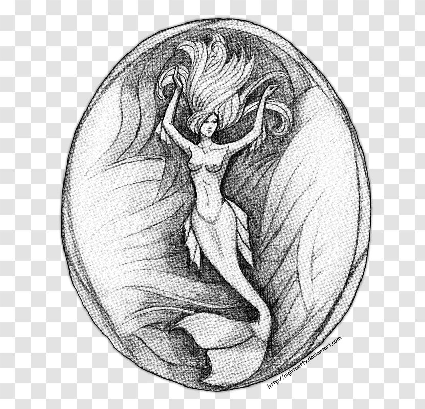Fairy Visual Arts Drawing Sketch - Supernatural Creature - Pencil Doodle Transparent PNG