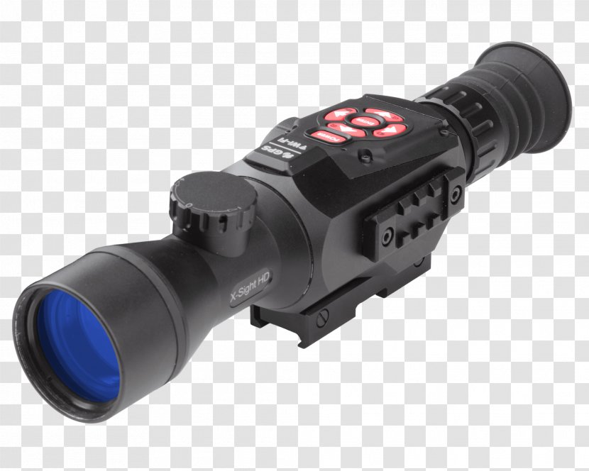 Telescopic Sight American Technologies Network Corporation High-definition Television Night Vision Device Video - Flower - Scopes Transparent PNG
