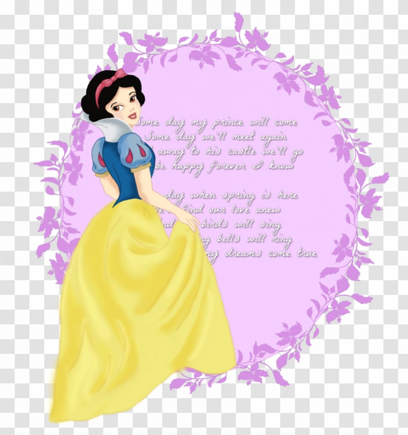 Cartoon Character Beauty.m Flower - Frame - Snow White And Prince Transparent PNG