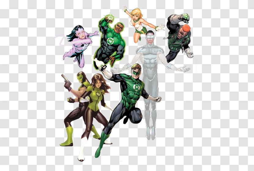 Green Lantern Corps Hal Jordan John Stewart Arrow - Superhero - Rise Of The Manhunters Transparent PNG