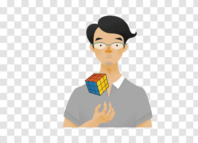 U897fu7a97u6cd5u96e8 Rubiks Cube - Silhouette - Boy Transparent PNG