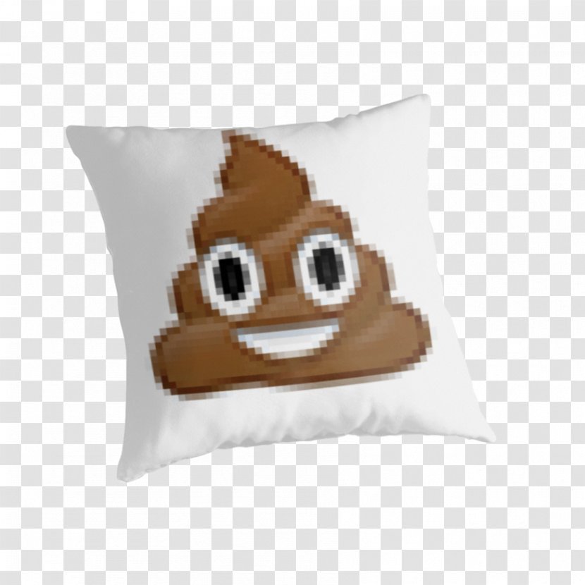 Pile Of Poo Emoji Feces Shit Cushion - Snout Transparent PNG