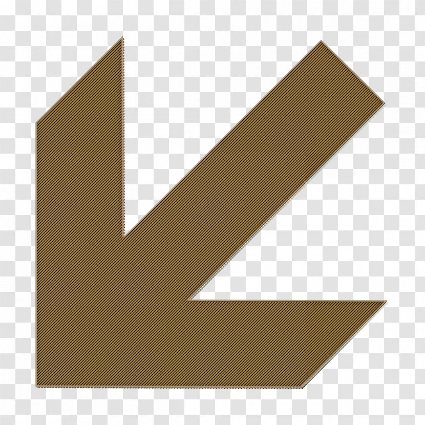 Arrow Icon Down Left - Stairs - Symbol Transparent PNG
