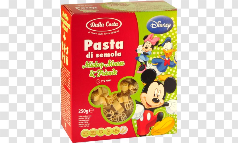 Breakfast Cereal Pasta Mickey Mouse Durum Food Transparent PNG