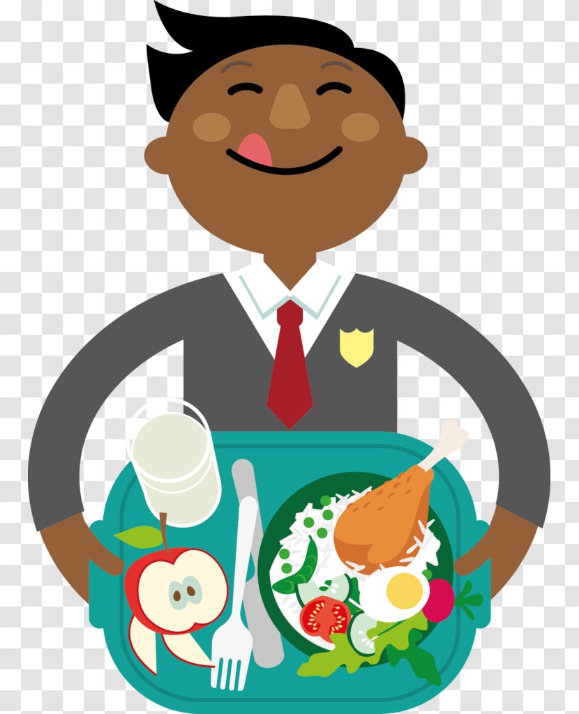 School Meal Food Language Sprachcaffe - Cartoon Transparent PNG