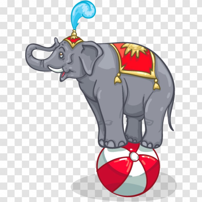 African Elephant Circus Indian Clown - Ringling Brothers Transparent PNG