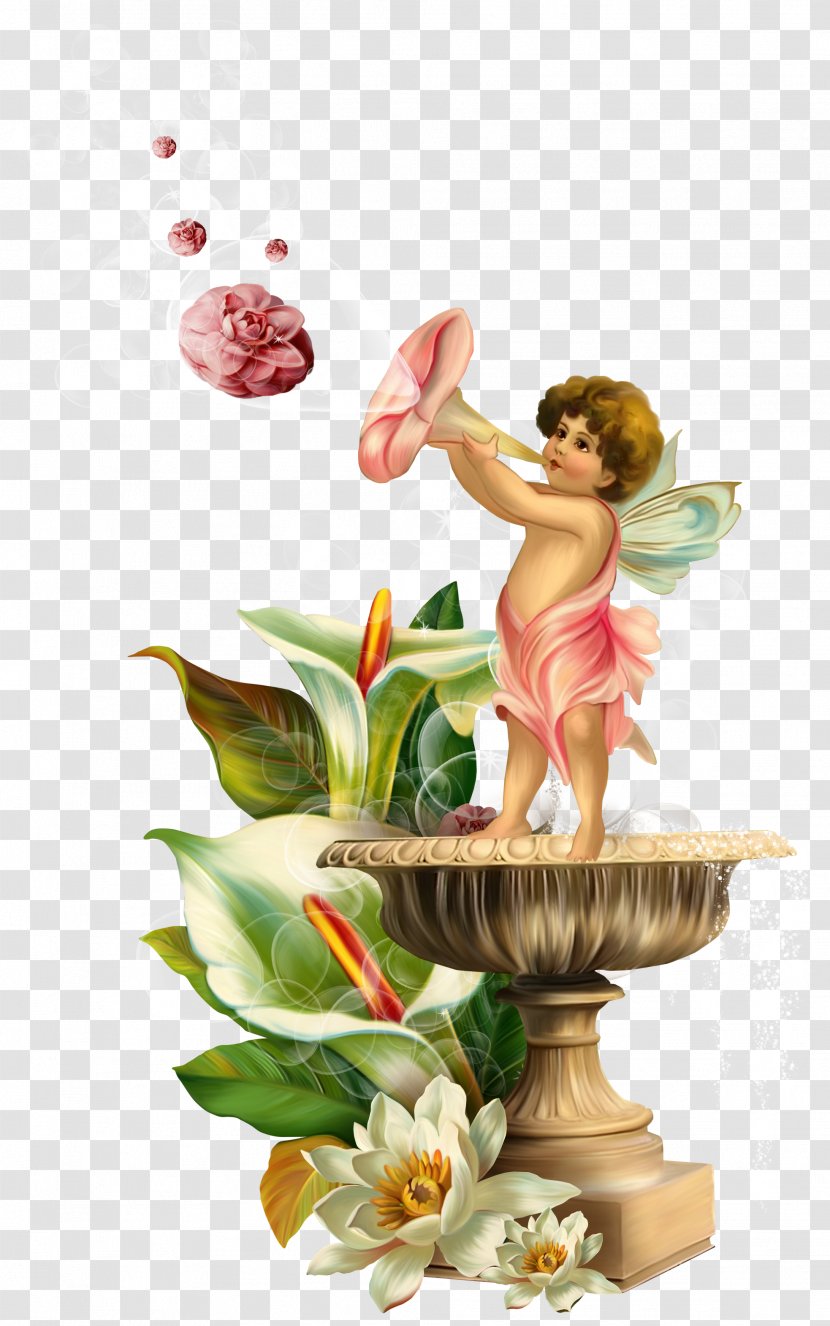 Happiness Blessing Greeting Wish - Flower Fairy Transparent PNG