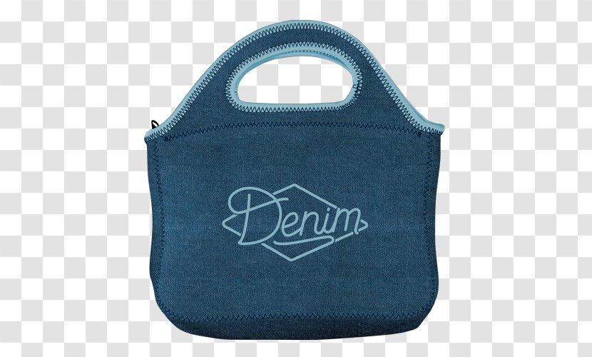 Handbag Neoprene Textile Denim - Material - Lunch Bag Transparent PNG