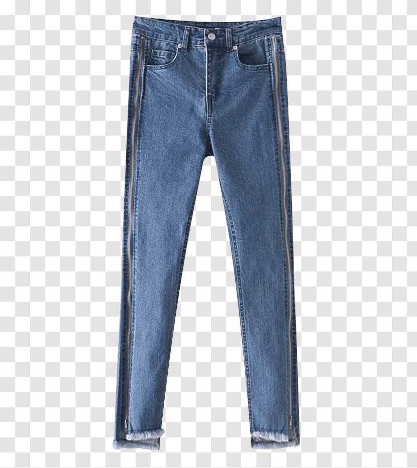 T-shirt Slim-fit Pants Zipper Jeans Denim - Clothing Transparent PNG