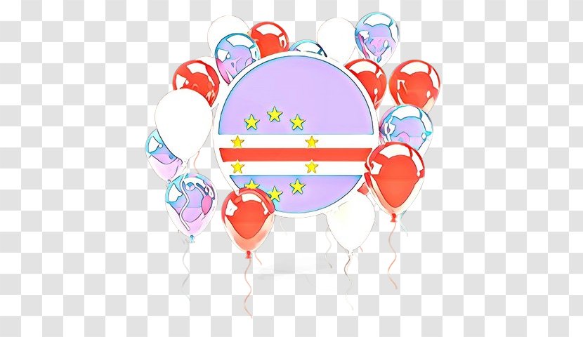 Birthday Balloon Cartoon - Flag Of Kazakhstan - Sticker Heart Transparent PNG