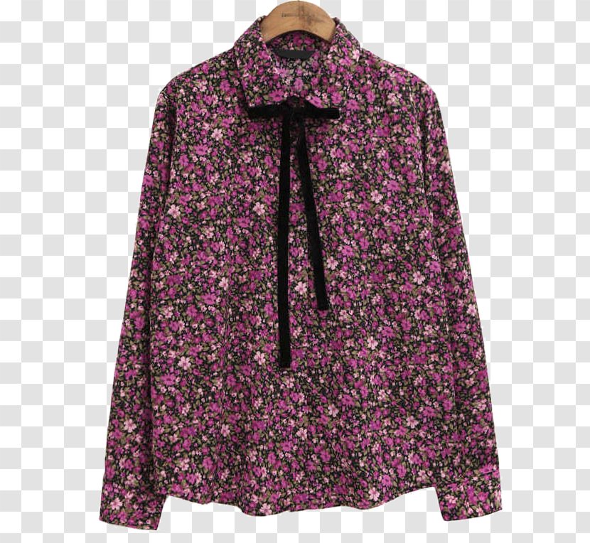 Blouse Sleeve Button Dress Barnes & Noble - Common Lilac Transparent PNG