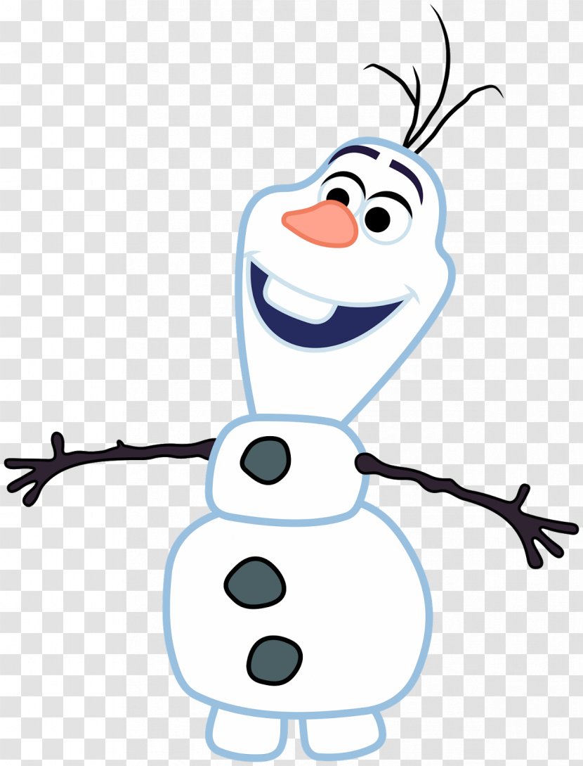 Olaf Anna Elsa Kristoff - Snowman Transparent PNG