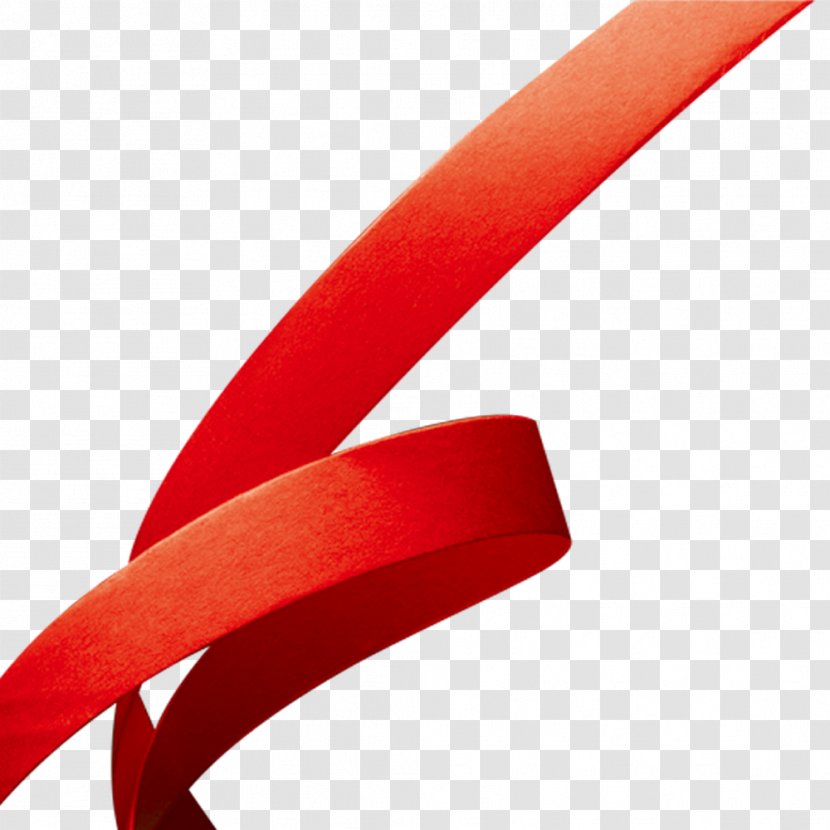 Red Font - Cloth Belt,ribbon,festival,Festive Transparent PNG