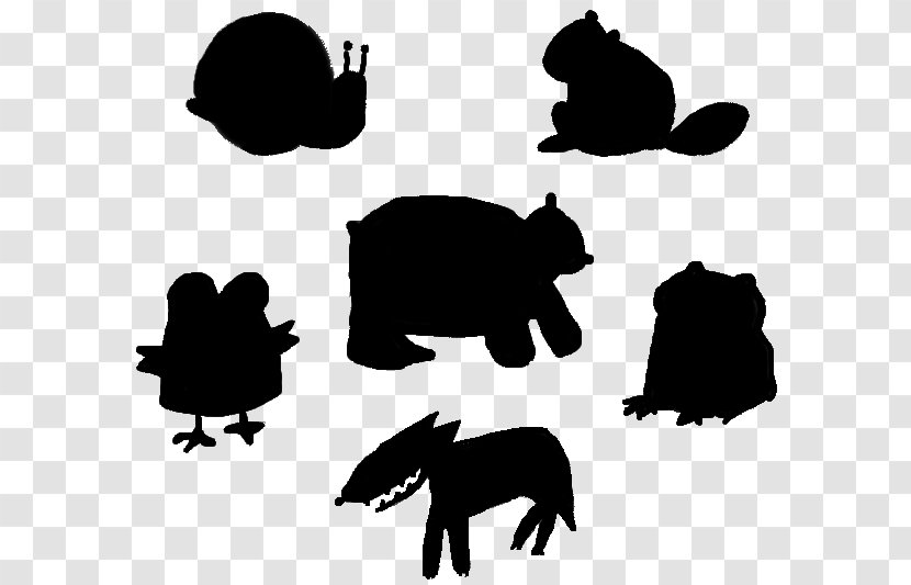 Silhouette French Loto Game Drawing Pig - Blackandwhite Transparent PNG
