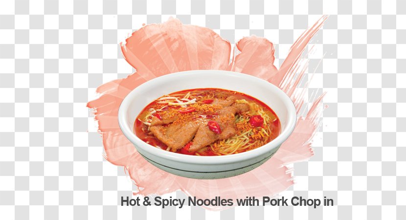 Yellow Curry Laksa Recipe - Southeast Asian Food - Pork Chops Transparent PNG