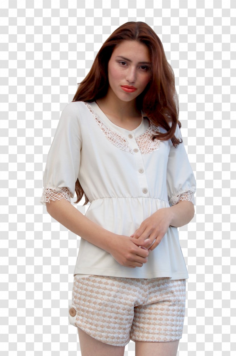 Blouse T-shirt Sleeve Fashion Clothing - Model Transparent PNG