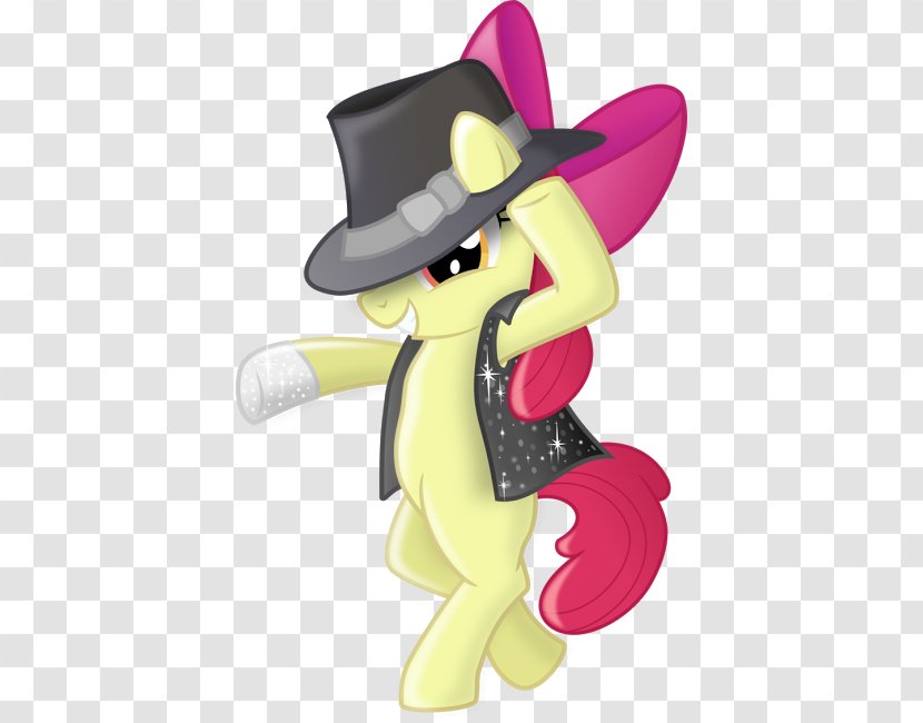 Apple Bloom Pony Applejack Moonwalk Beat It - Cartoon - Horse Transparent PNG