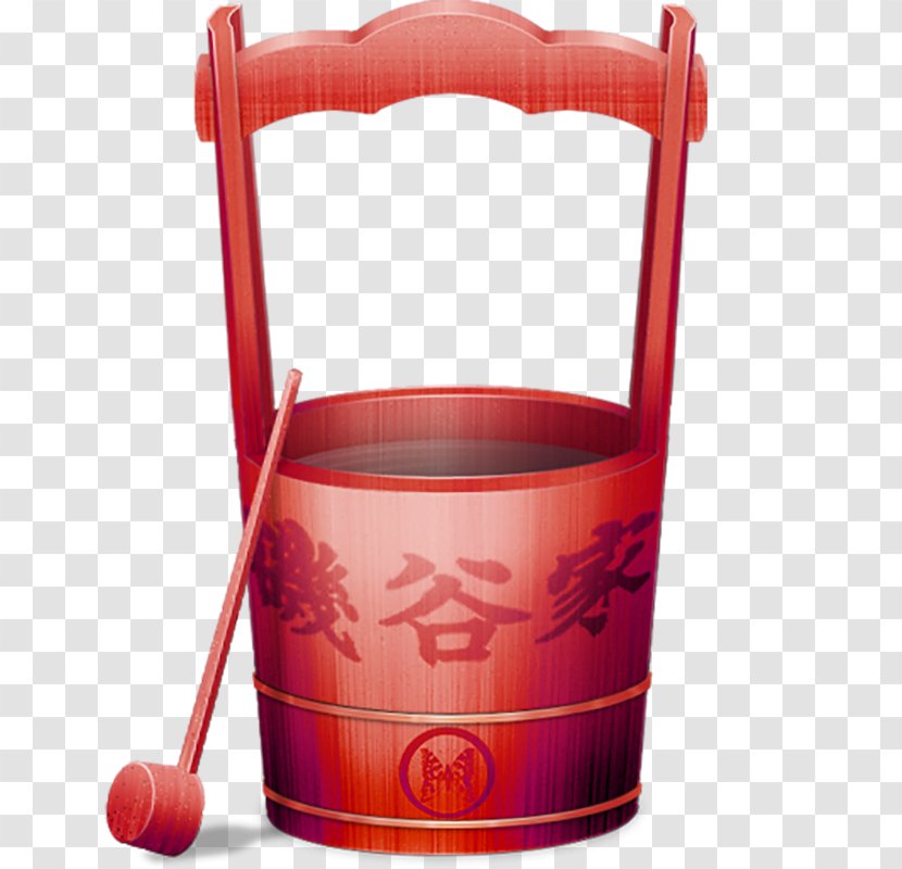 Iconfinder Microsoft Word Download Icon - Red - Wooden Bucket Transparent PNG