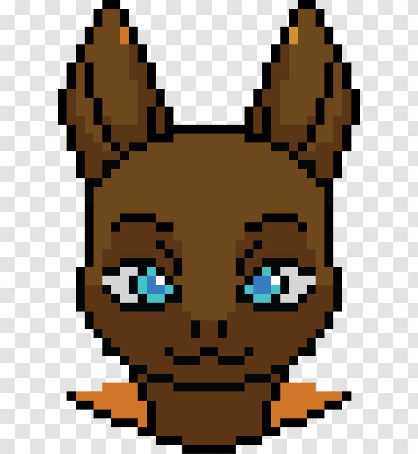 Pixel Art Kavaii Clip - Carnivoran - Animal Eyes Transparent PNG