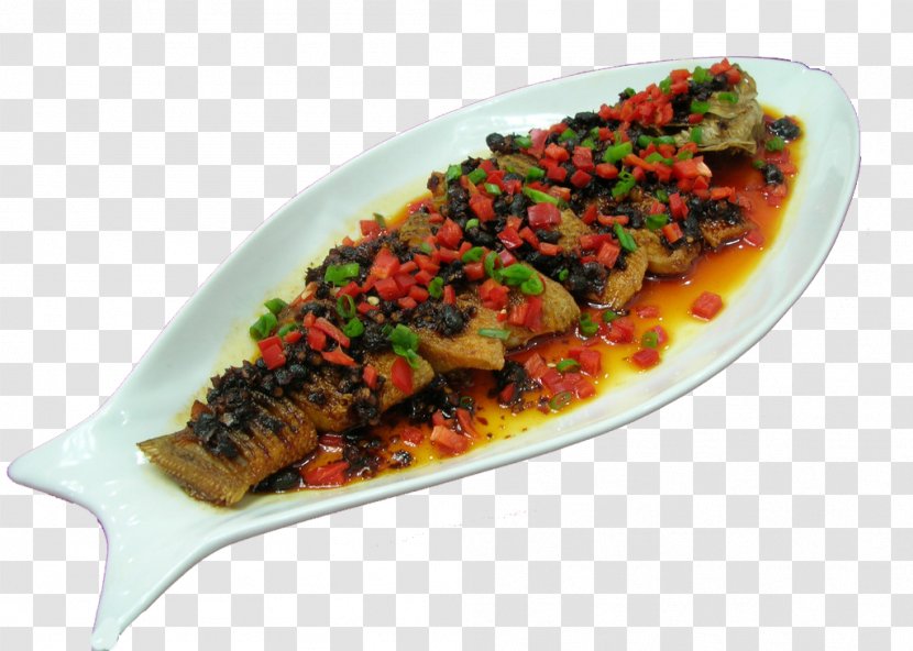 Vegetarian Cuisine Black Sesame Rice Cake Lobster Sauce Lao Gan Ma - Recipe - Fish Transparent PNG