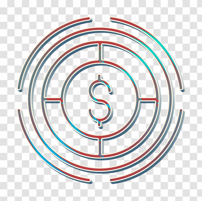 Target Icon Investment Icon Dollar Icon Transparent PNG