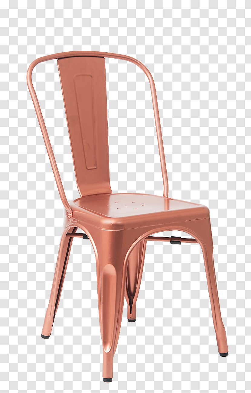 Chair Table Tolix Bar Stool Copper - Galvanization Transparent PNG