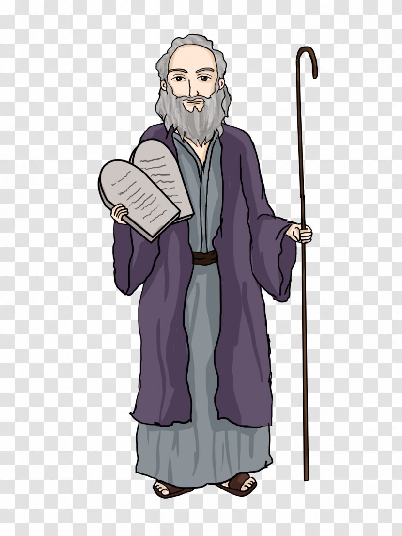 Moses Bible Tabernacle Book Of Exodus Clip Art - Costume - Free Cliparts Transparent PNG