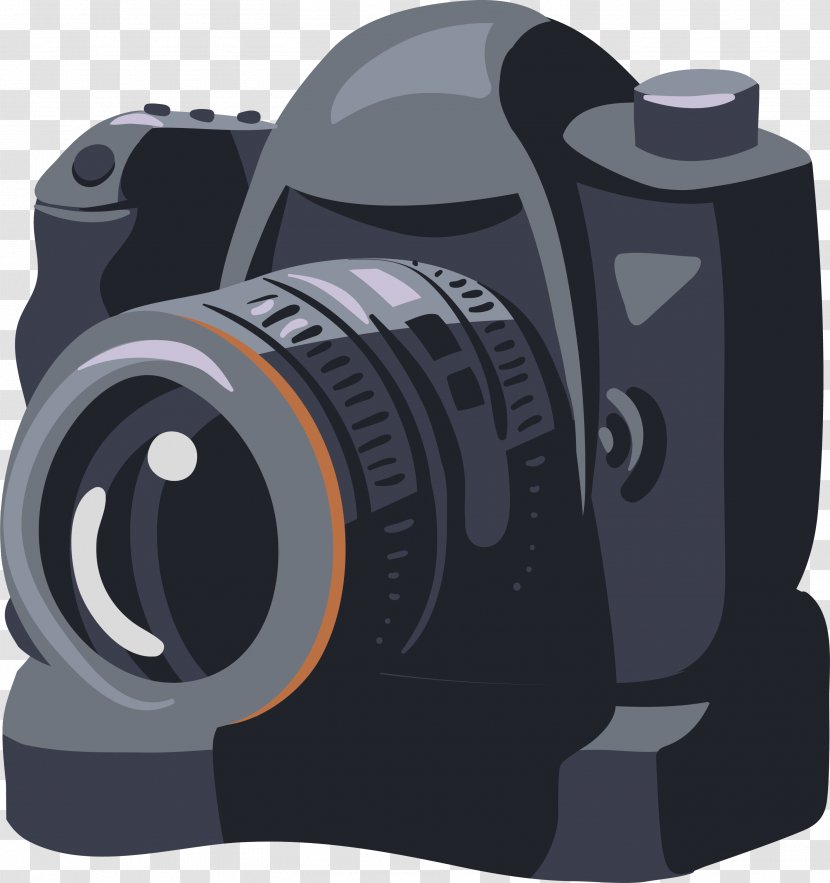 Digital SLR Single-lens Reflex Camera Lens - Animation - Professional Transparent PNG
