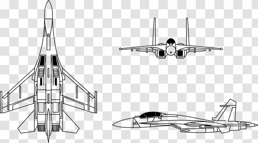 Sukhoi Su-27 Su-33 Su-37 Mikoyan MiG-29 Su-47 - Fighter Aircraft - Airplane Transparent PNG