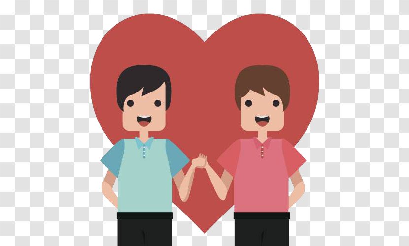Child Illustration - Cartoon - Two Good Friends Meet Hand In Transparent PNG