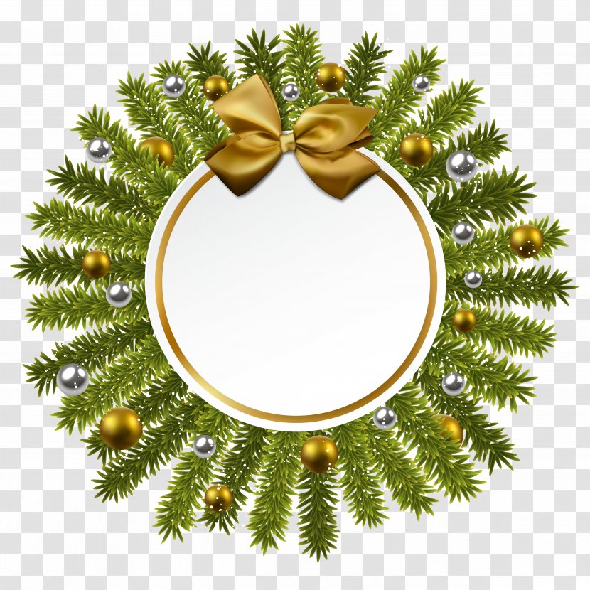 International Day Of The World's Indigenous Peoples Gift Allah - Spruce - Pine And Gold Bow Christmas Decoration PNG Clipart Image Transparent PNG