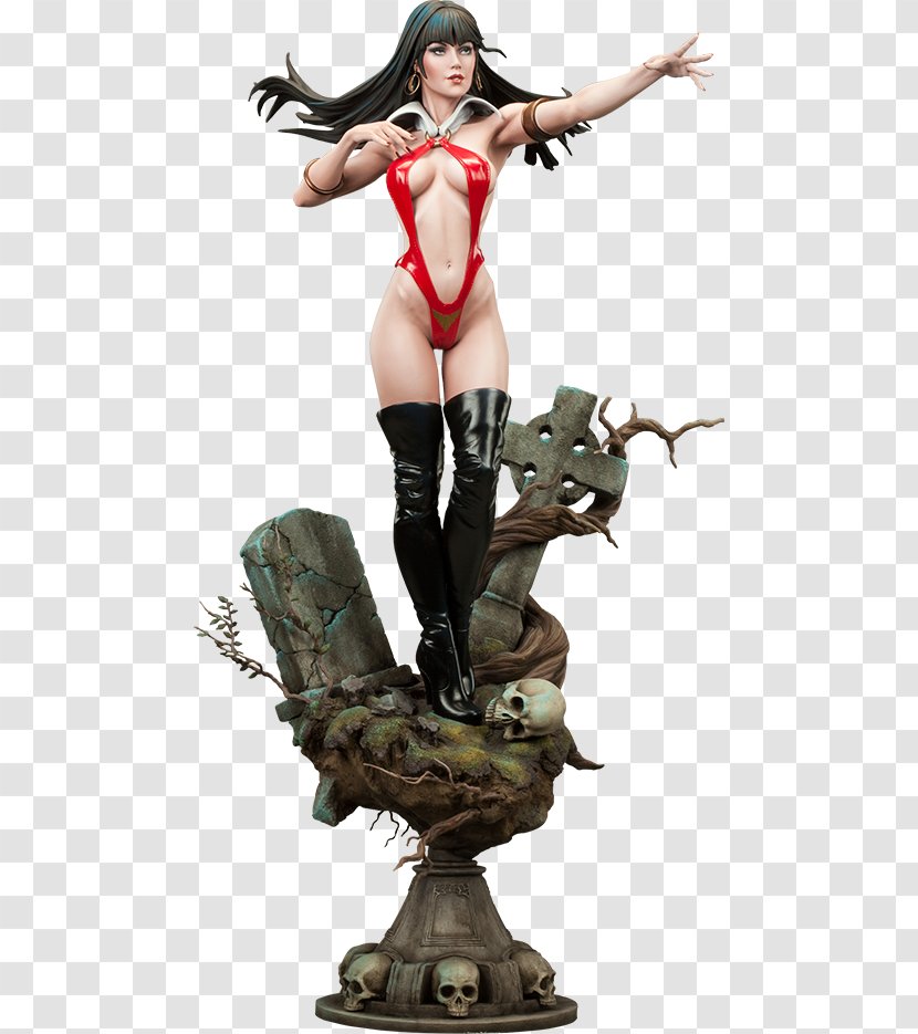 Vampirella Figurine Statue Model Figure Sculpture - Vampire Transparent PNG
